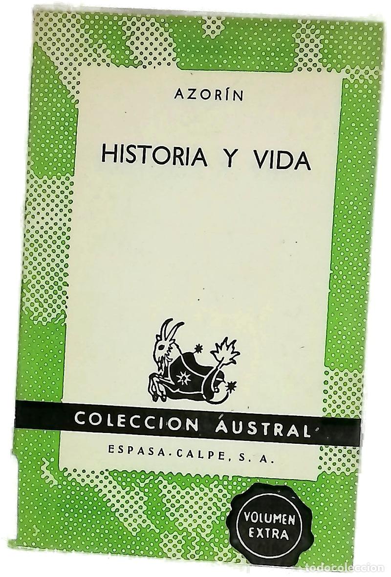 B&uuml;cher: Historia y vida - Azor&iacute;n; Garc&iacute;a Mercadal, J