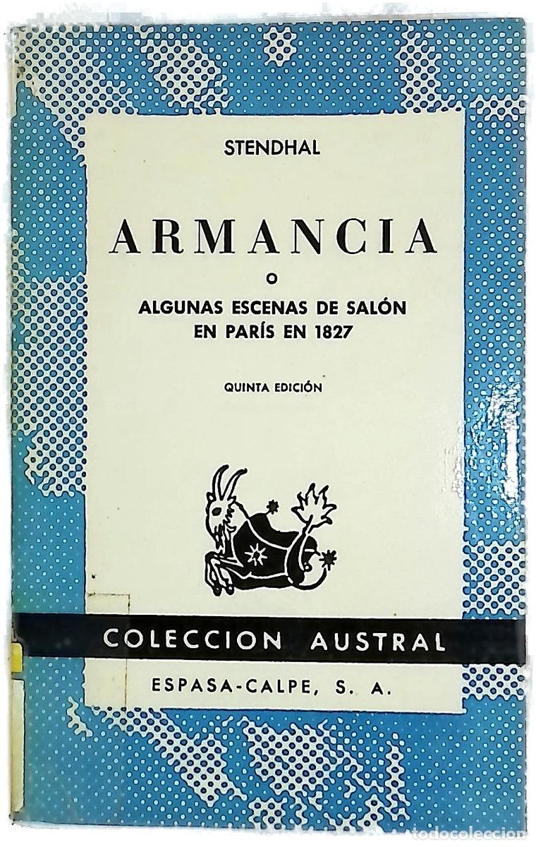 B&uuml;cher: Armancia &oacute; algunas escenas de sal&oacute;n en Par&iacute;s en 1827