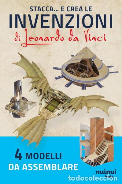 Libros: Stacca e crea le invenzioni di Leonardo da Vinci- 9782889750597