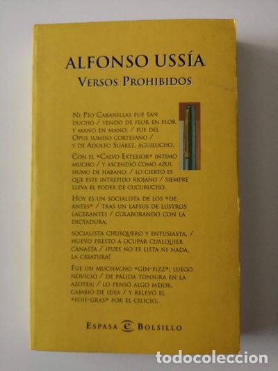 Libros: Versos prohibidos- 9788423996650