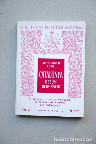 Libros: Catalunya. Resum Geogr&agrave;fic- 9788472260559