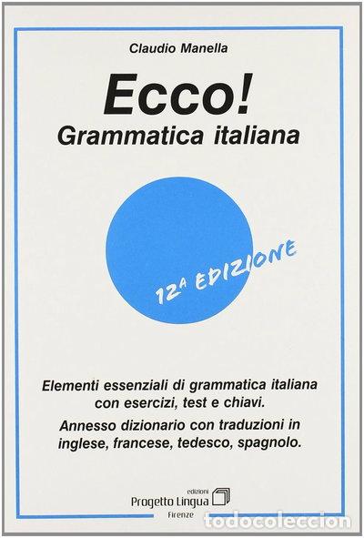 Libros: Ecco! Grammatica italiana- 9788887883022
