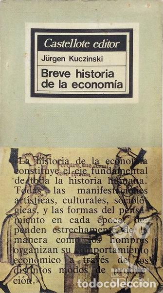 Libros: Breve historia de la econom&iacute;a- 9788472590816