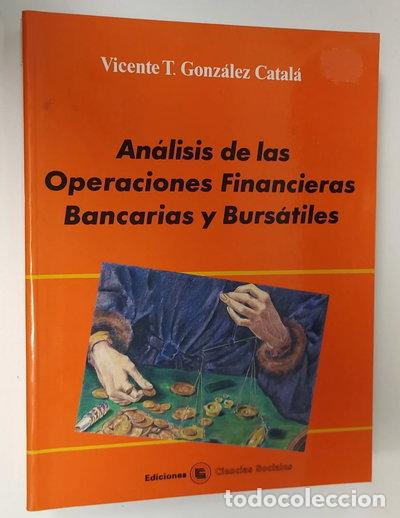 Libros: An&aacute;lisis de las operaciones financieras bancarias y burs&aacute;tiles- 9788487510298