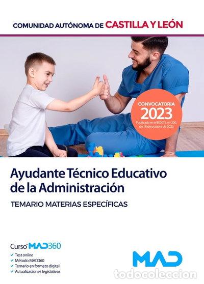 Libros: TEMARIO MATERIAS ESPECIFICAS AYUDANTE TECNICO EDUCATIVO CASTILLA- 9788414275429