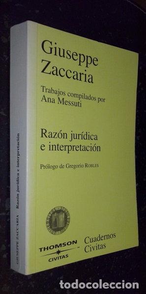 Libros: Raz&oacute;n jur&iacute;dica e interpretaci&oacute;n- 9788447022458