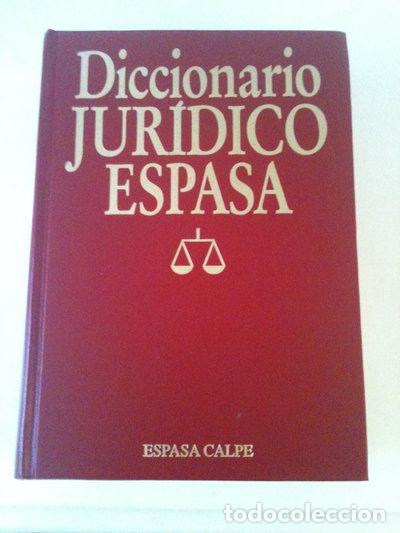 books: Diccionario Jur&iacute;dico Espasa- 9788423959884