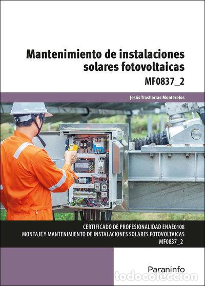 Libros: Mantenimiento de instalaciones solares fotovoltaicas- 9788413660943