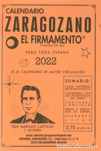 Libri di seconda mano: Calendario Zaragozano 2022- 9788494641985