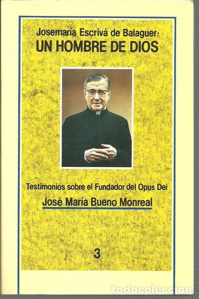 Libros: Josemar&iacute;a Escriv&aacute; de Balaguer, un hombre de Dios- 9788471187918