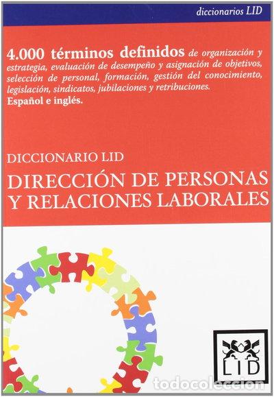 Livros em segunda m&atilde;o: Diccionario LID Direcci&oacute;n de personas y relaciones laborales- 9788483560723
