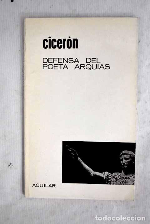 books: Defensa del poeta Arqu&iacute;as.- Cicer&oacute;n, Marco Tulio
