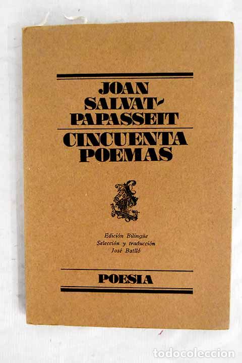 books: Cincuenta poemas: Salvat-Papasseit, Joan.- Salvat-Papasseit, Joan
