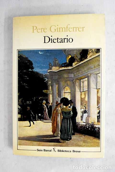 Libros: Dietario (1979-1980).- Gimferrer, Pere