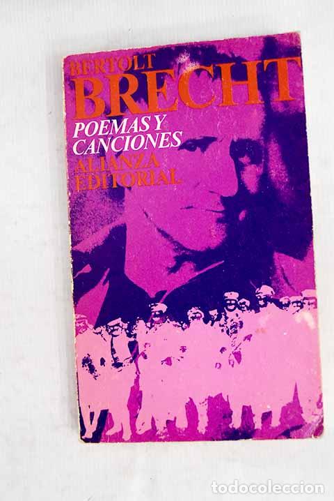 Livres: Poemas y canciones: Brecht, Bertolt.- Brecht, Bertolt