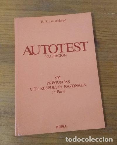 Libri di seconda mano: Autotest, nutrici&oacute;n. 500 preguntas con respuesta razonada- 9788485600670