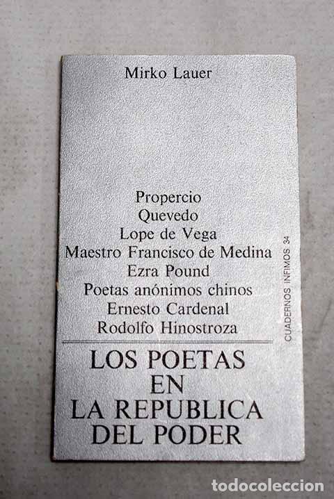 books: Los poetas en la rep&uacute;blica del poder