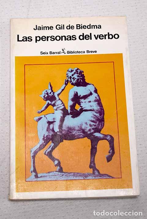 Livres: Las personas del verbo.- Gil de Biedma, Jaime