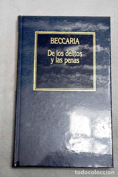 Livros em segunda m&atilde;o: De los delitos y de las penas.- Beccaria, Cesare