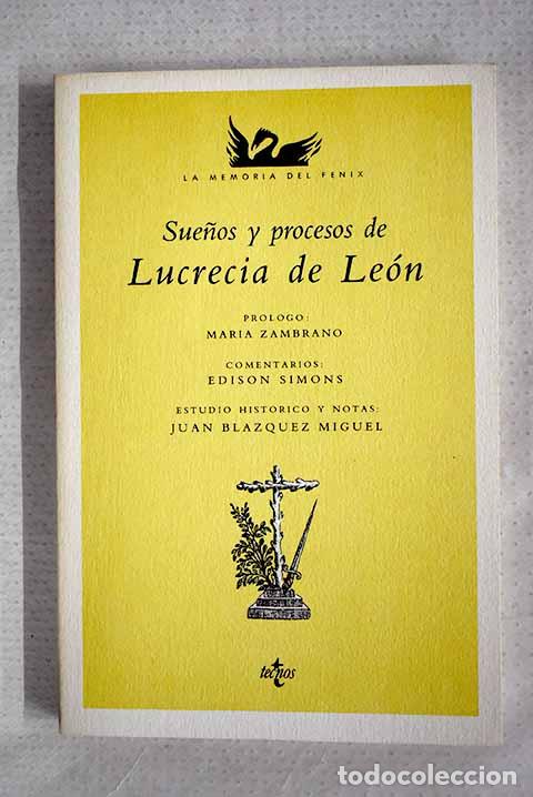 Libros: Sue&ntilde;os y procesos de Lucrecia de Le&oacute;n