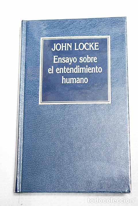 books: Ensayo sobre el entendimiento humano.- Locke, John