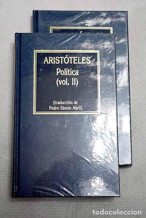 books: Pol&iacute;tica: Arist&oacute;teles.- Arist&oacute;teles