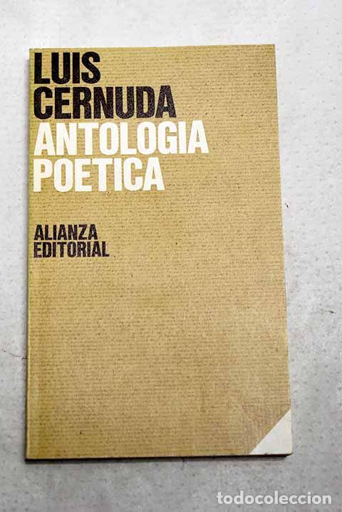 Libros: Antolog&iacute;a po&eacute;tica: Cernuda, Luis.- Cernuda, Luis