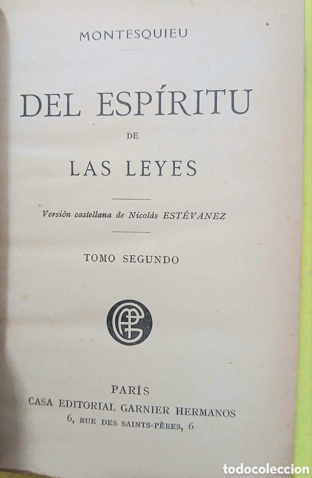 Libros: Del esp&iacute;ritu de las leyes - Foto 6