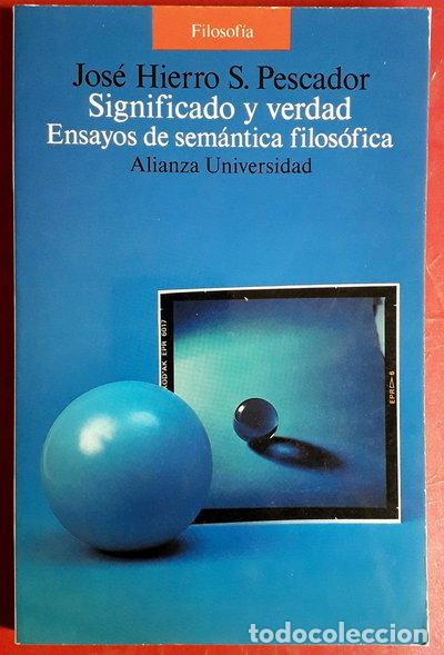 Livres: Significado y verdad- 9788420626581