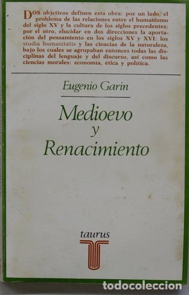 B&uuml;cher: Medioevo y renacimiento- 9788430611881