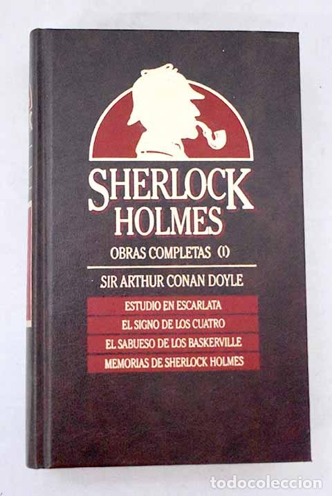 books: Estudio en escarlata; El signo de los cuatro; El sabueso de los Baskerville.- Conan-Doyle, Arthur