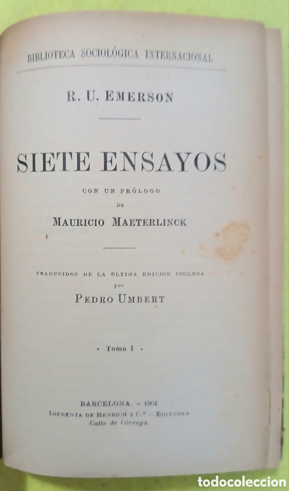 Libros: Siete ensayos R.U.Emerson - Foto 4