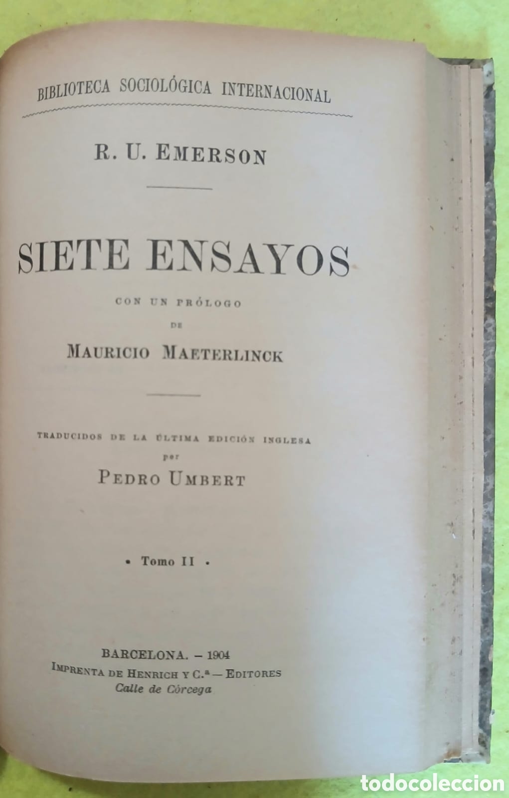 Libros: Siete ensayos R.U.Emerson - Foto 6