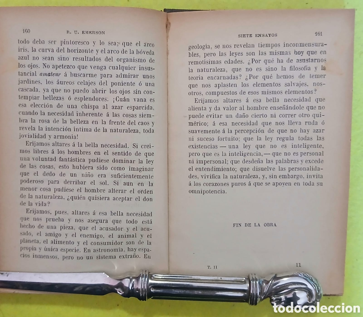 Libros: Siete ensayos R.U.Emerson - Foto 7