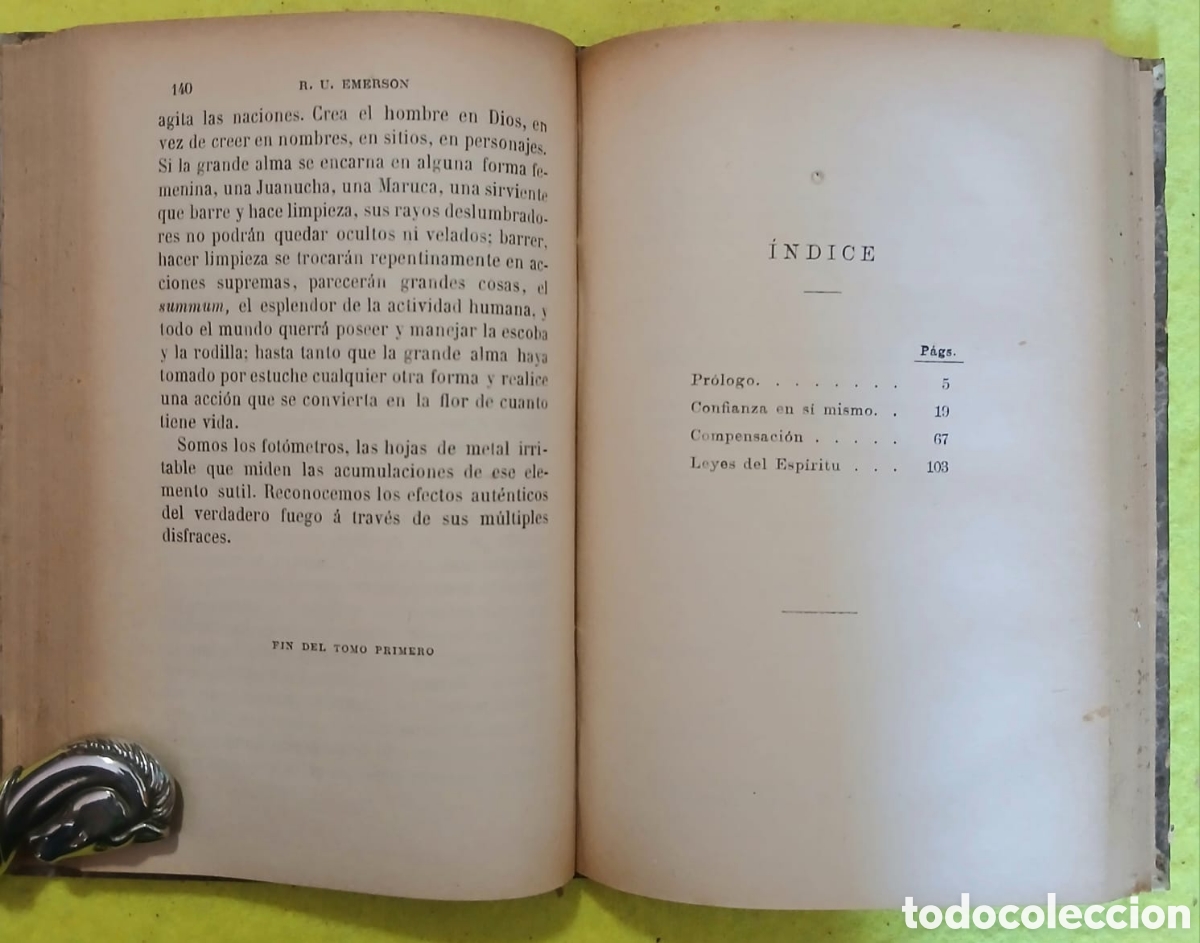 Libros: Siete ensayos R.U.Emerson - Foto 9