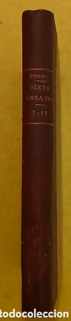 Libros: Siete ensayos R.U.Emerson - Foto 1