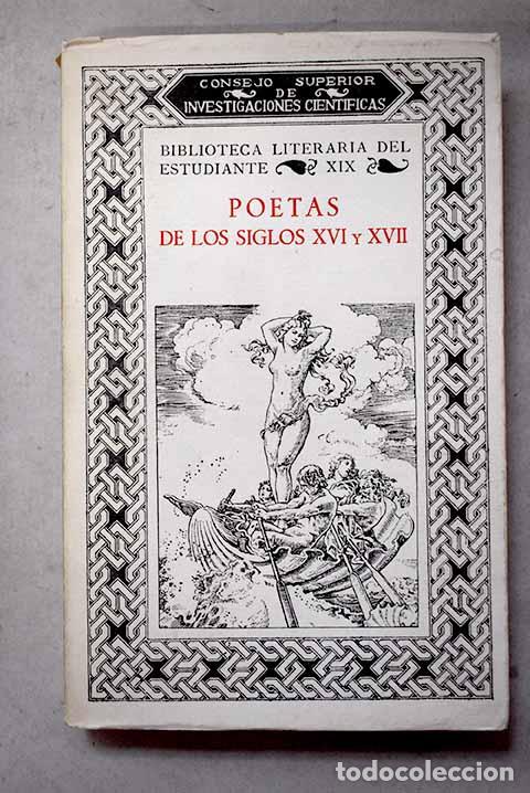 Livros em segunda m&atilde;o: Poetas de los siglos XVI y XVII