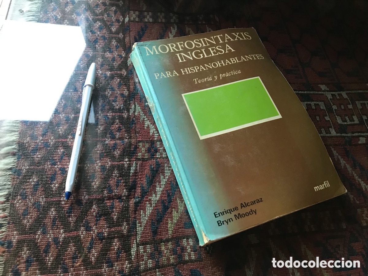 Livros em segunda m&atilde;o: Morfo sintaxis inglesa para hispanohablantes. Teor&iacute;a y pr&aacute;ctica. Enrique Alcaraz. Marfil