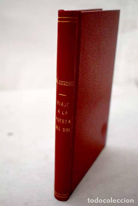 Libros: Viage cr&iacute;tico alrededor de la Puerta del Sol.- Ossorio y Bernard, Manuel