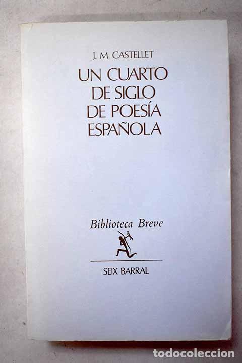 B&uuml;cher: Un cuarto de siglo de poes&iacute;a espa&ntilde;ola (1939-1964)