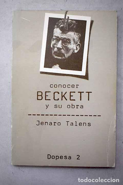 Libros: Conocer Beckett y su obra.- Talens, Jenaro
