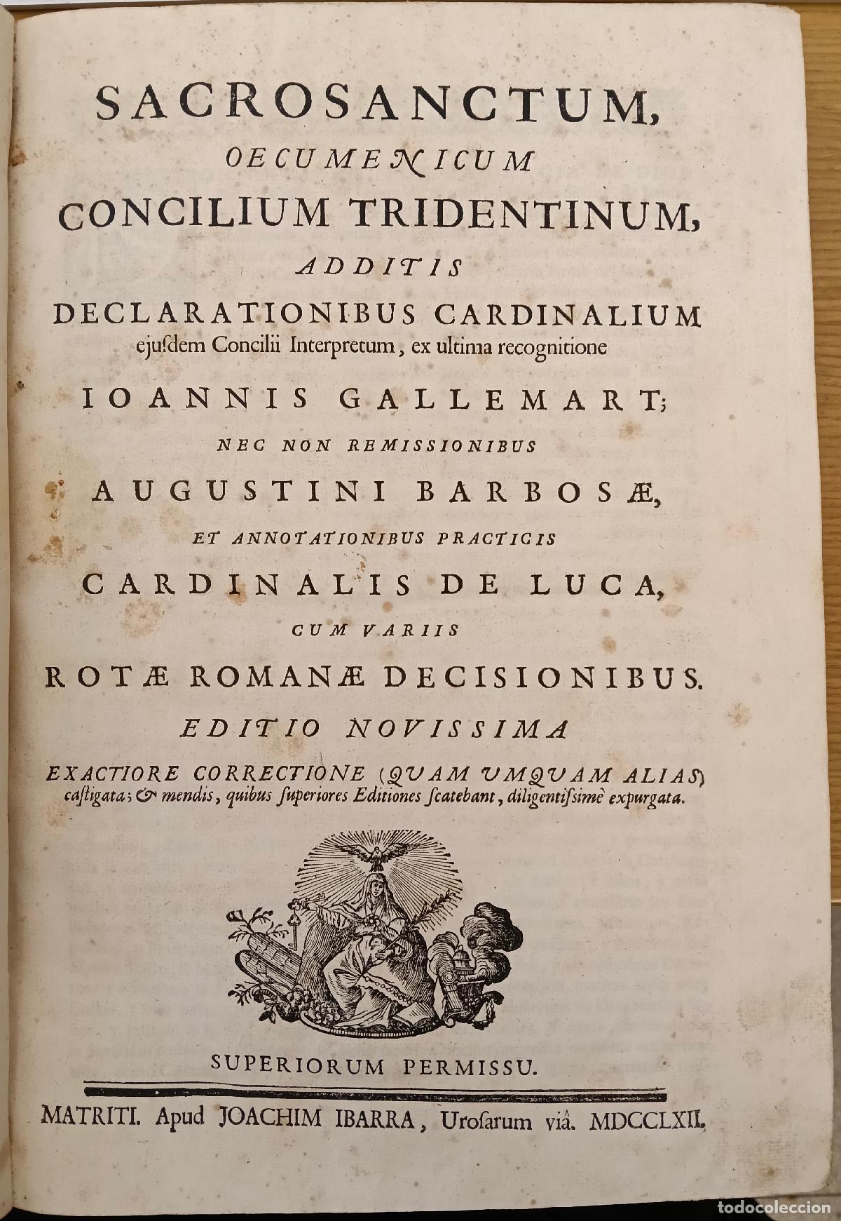 Livres: Sacrosanctum Oecumenicum Concilium Tridentinum, Additis Declarationibus Cardinalium Ejusdem Concilii