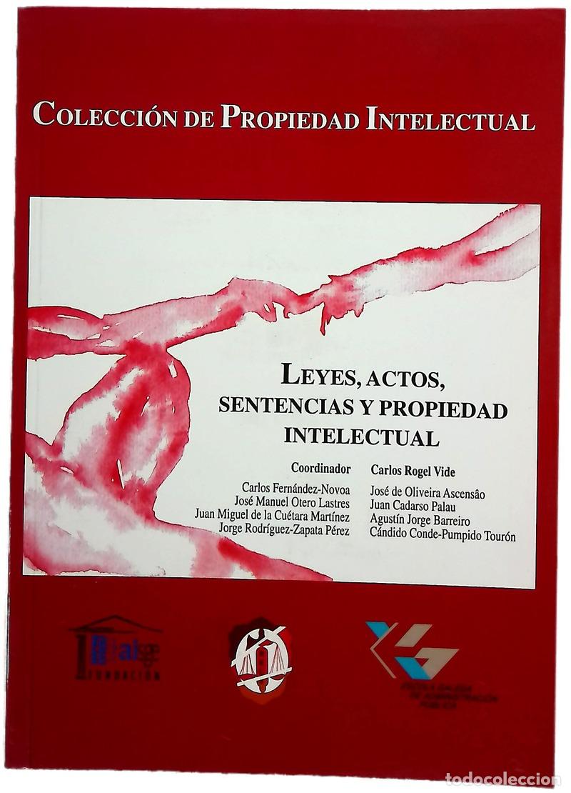 Libros: Leyes, actos, sentencias y propiedad intelectual