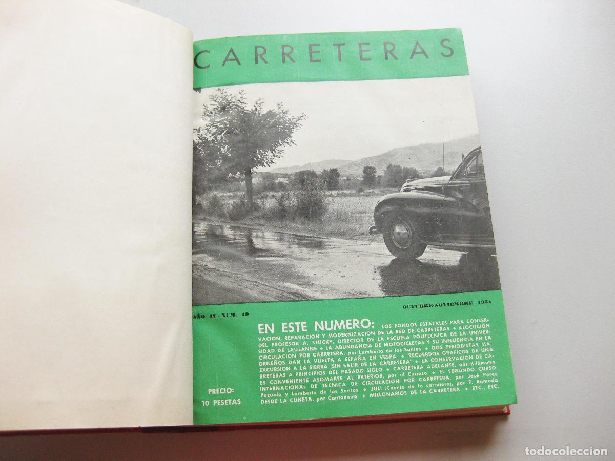 Libros: REVISTA CARRETERAS N&ordm; 19 DE NOVIEMBRE DE 1954 HASTA EL N&ordm; 26 DE DICIEMBRE DE 1955 - ENERO DE 1956