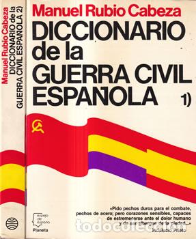 Livros em segunda m&atilde;o: Diccionario de la Guerra Civil Espa&ntilde;ola. II Tomos - Manuel Rubio Cabeza