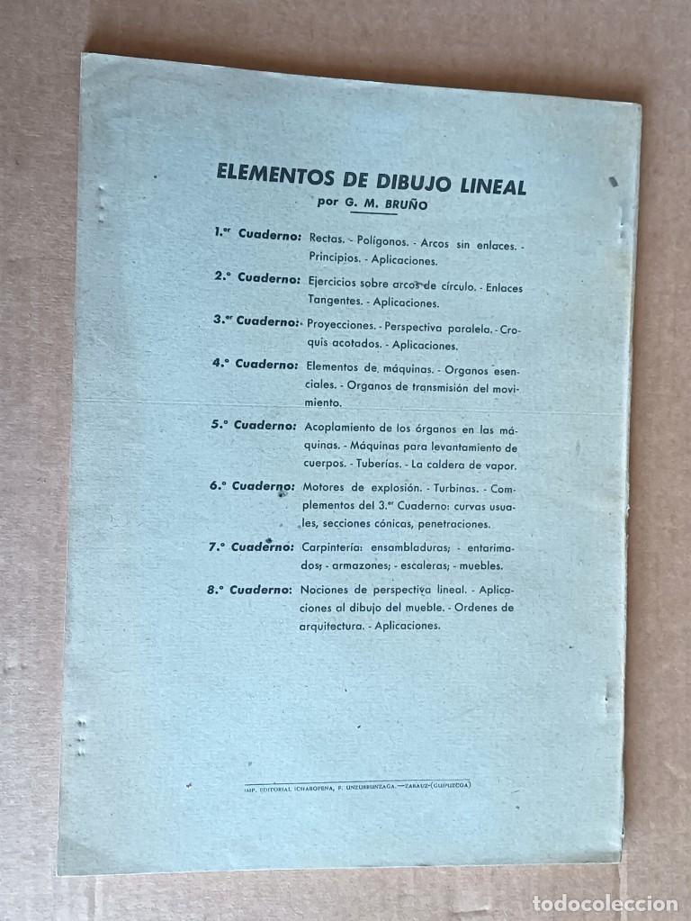 Libros: ELEMENTOS DE DIBUJO LINEAL- Por G.M. Bru&ntilde;o - Foto 3