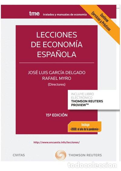 Libros: Lecciones de econom&iacute;a espa&ntilde;ola- 9788413460772