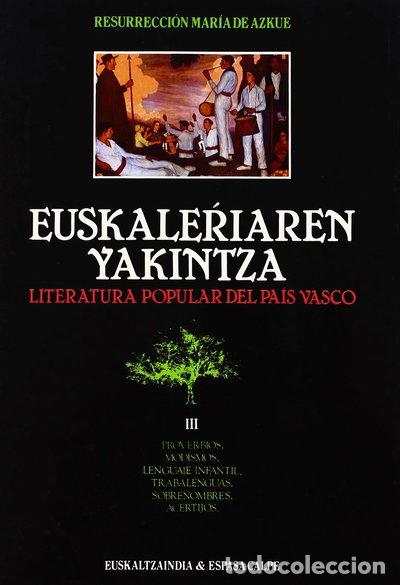 Livres: Euskaleriaren Yakintza III- 9788423925537