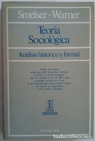 Livros em segunda m&atilde;o: Teor&iacute;a sociol&oacute;gica: an&aacute;lisis hist&oacute;rico y formal- 9788423965052