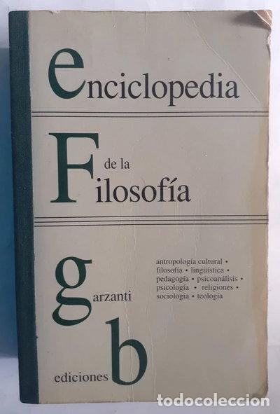 books: Enciclopedia de la filosof&iacute;a- 9788440631305
